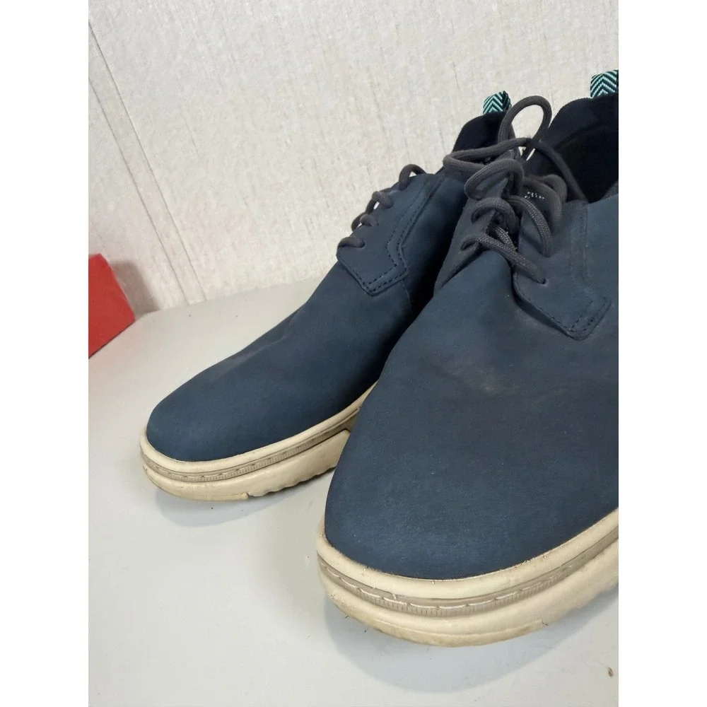 Hush Puppies Bennet‎ Plain Toe Oxford Shoes Men's Size 10 Blue HM02163-410